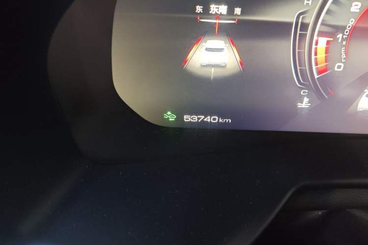 Used Wey VV7 2021 2.0T Technology Edition Odometer Close Up