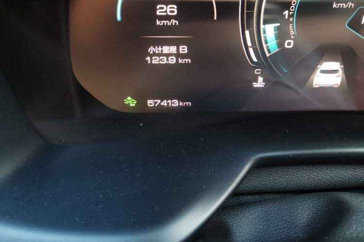 Used Wey VV7 2021 2.0T Technology Edition Odometer Close Up
