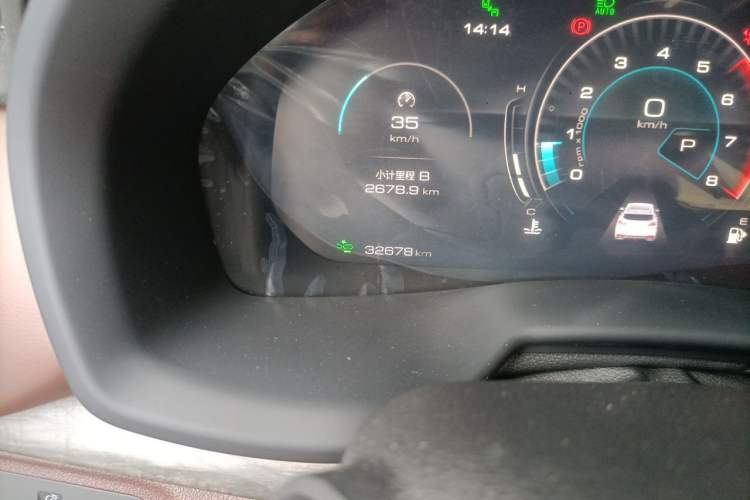 Used Wey VV7 2021 2.0T Technology Edition Odometer Close Up