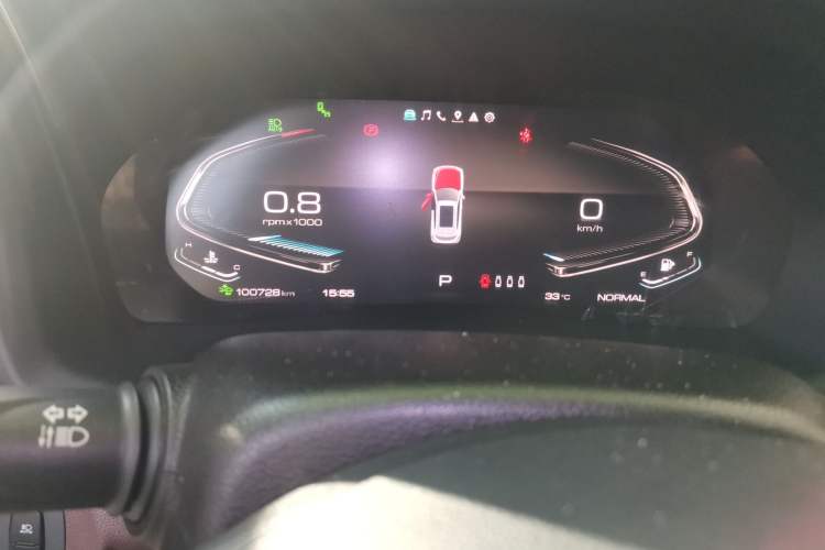 Used Wey VV7 2021 2.0T Technology Edition Odometer Close Up