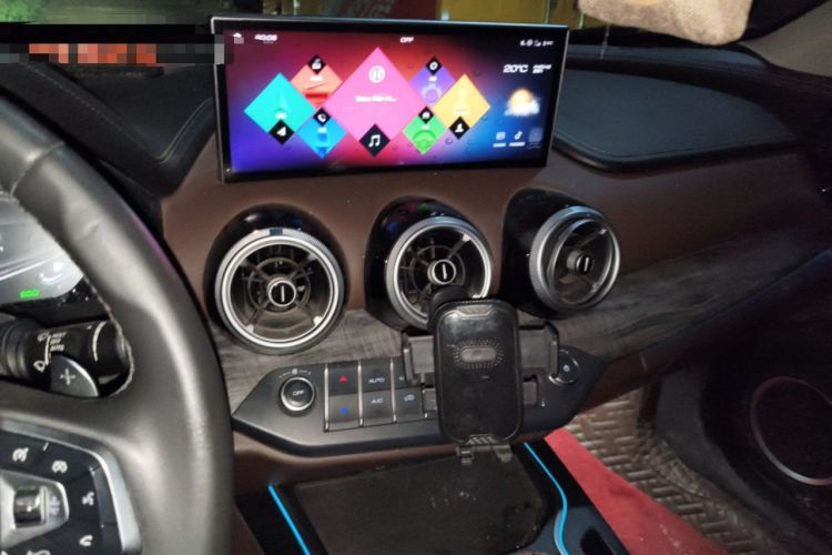 Used Wey VV7 GT 2020 2.0T Ultra-Luxury Version Audio And AC Panel