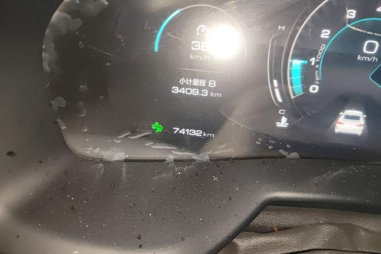 Used Wey VV7 GT 2020 2.0T Flagship Edition Odometer Close Up