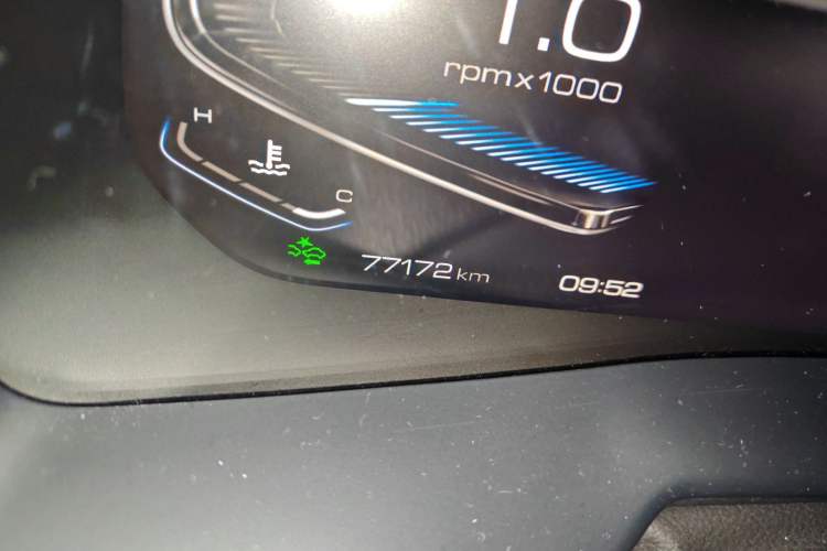 Used Wey VV7 GT 2020 2.0T Flagship Edition Odometer Close Up