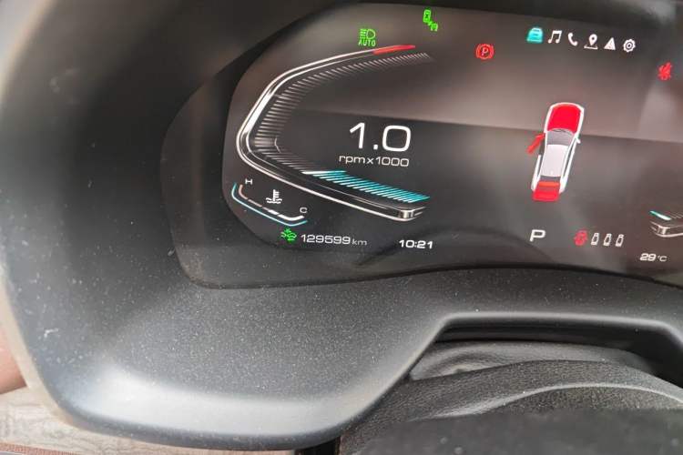 Used Wey VV7 GT 2020 2.0T Flagship Edition Odometer Close Up