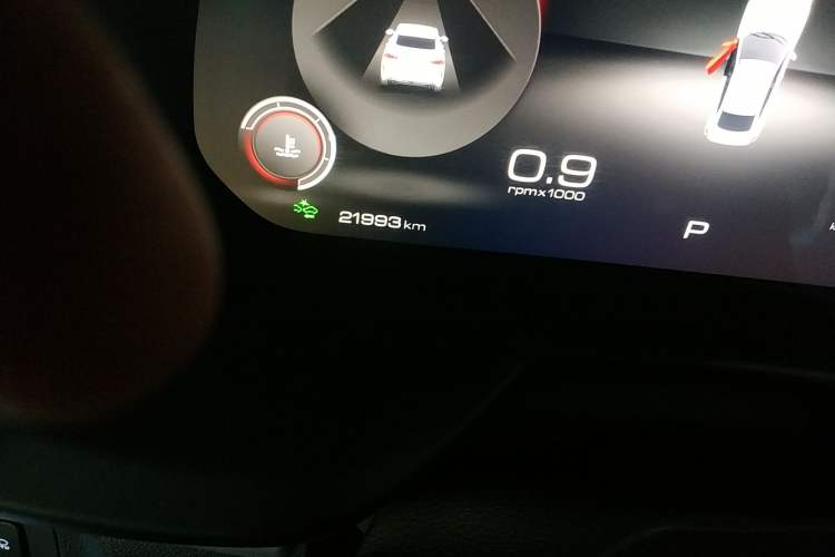 Used Wey VV7 GT 2020 2.0T Flagship Edition Odometer Close Up