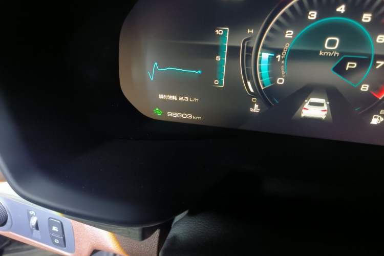 Used Wey VV7 GT 2020 2.0T Flagship Edition Odometer Close Up