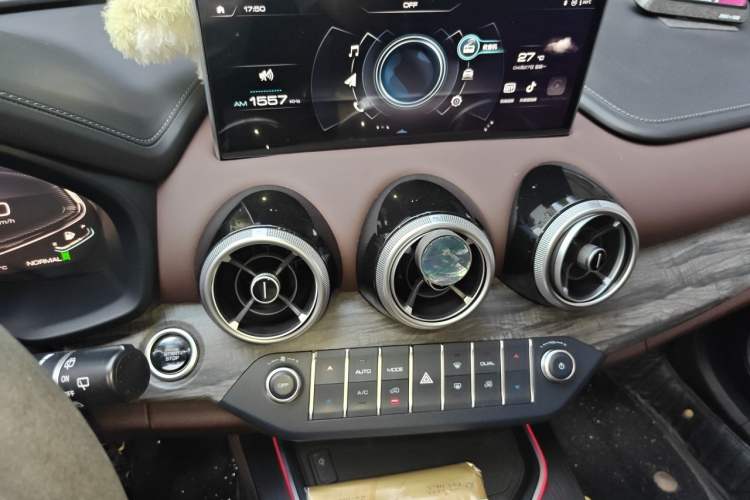 Used Wey VV7 GT 2020 2.0T Flagship Edition Audio And AC Panel