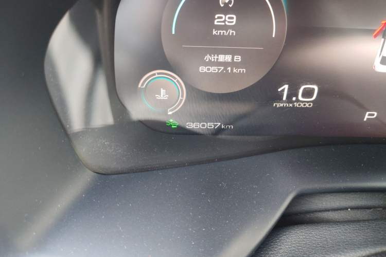 Used Wey VV7 GT 2020 2.0T Flagship Edition Odometer Close Up