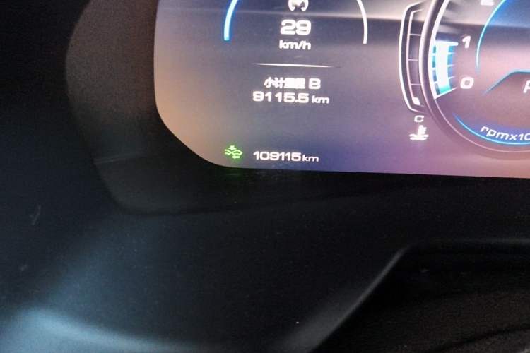 Used Wey VV7 GT 2020 2.0T Flagship Edition Odometer Close Up