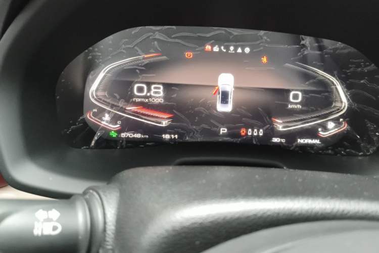 Used Wey VV7 GT 2020 2.0T Brabus Automotive Limited Edition Odometer Close Up