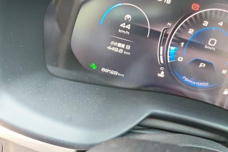 Used Wey VV7 GT 2020 2.0T Flagship Edition Odometer Close Up