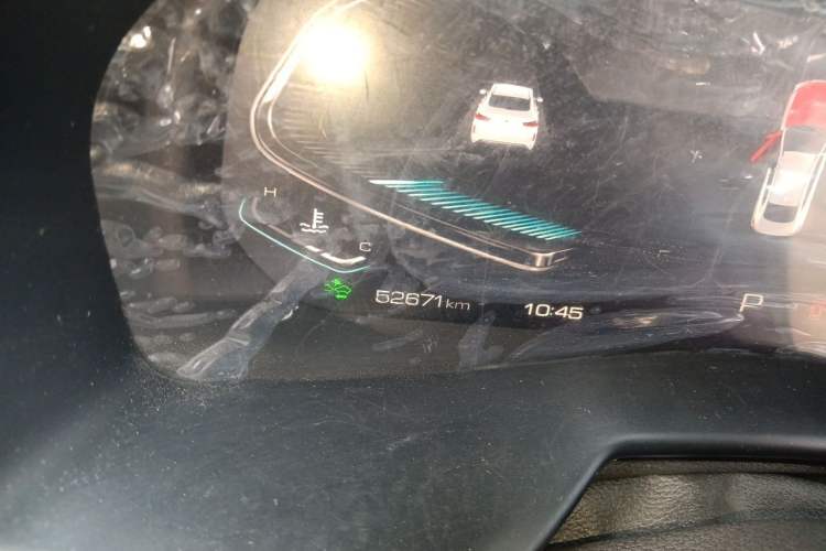 Used Wey VV7 GT 2020 2.0T Flagship Edition Odometer Close Up