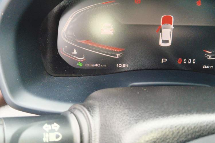 Used Wey VV7 GT 2020 2.0T Flagship Edition Odometer Close Up