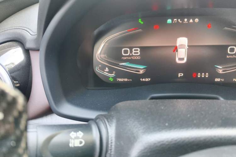 Used Wey VV7 GT 2020 2.0T Flagship Edition Odometer Close Up