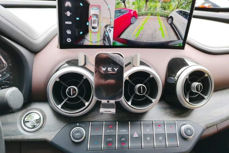 Used Wey VV7 GT New Energy 2020 GT PHEV 2.0T Flagship Model Audio And AC Panel