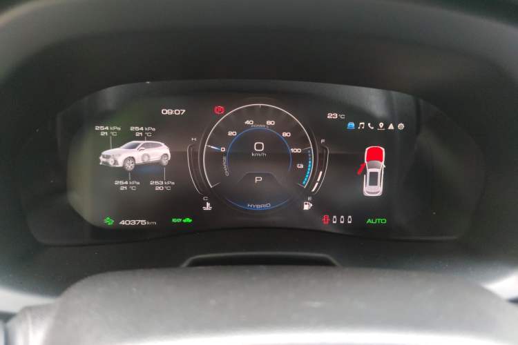 Used Wey VV7 New Energy 2020 PHEV 2.0T Luxury Model Odometer Close Up