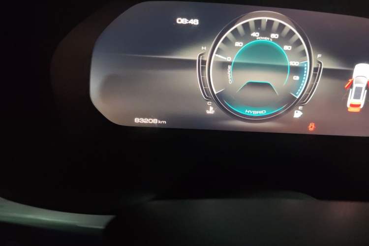 Used Wey VV7 New Energy 2020 PHEV 2.0T Flagship Model Odometer Close Up