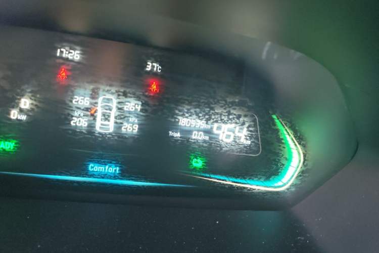 Used WM Motor E.5 2021 500 Ji Ke Xing Odometer Close Up