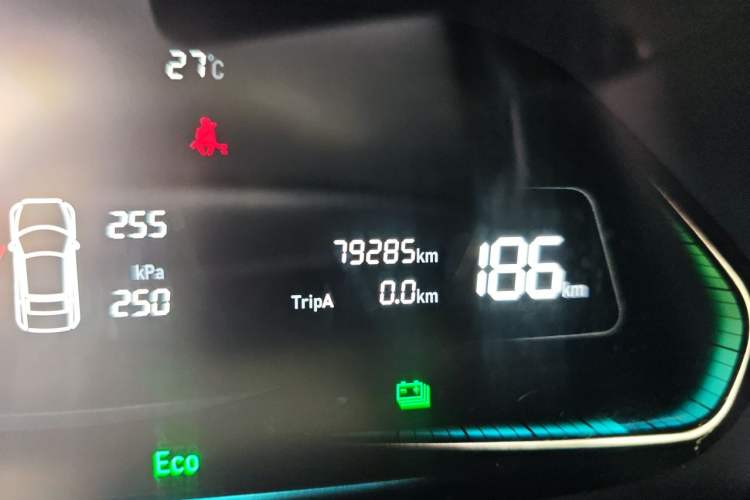 Used WM Motor E.5 2021 500 Ji Ke Xing Odometer Close Up