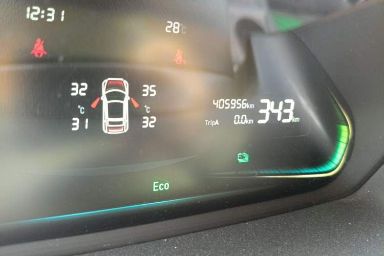 Used WM Motor E.5 2021 500 Ji Ke Xing Odometer Close Up
