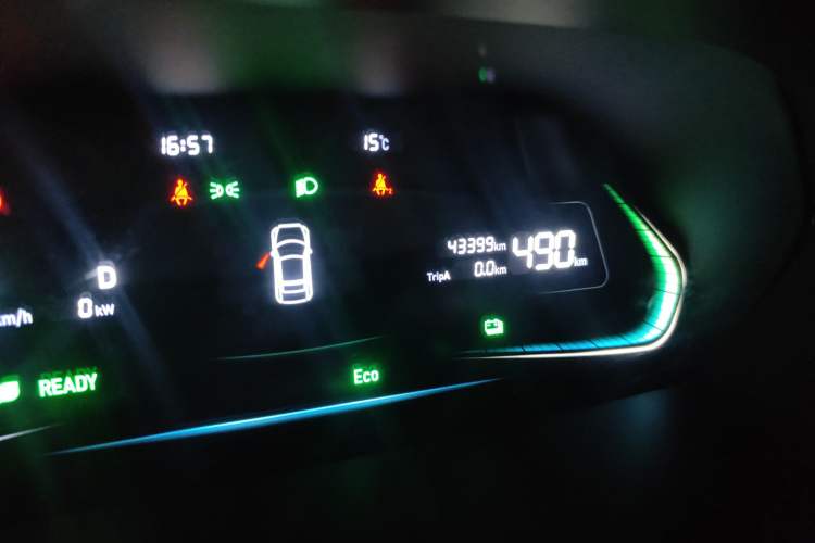 Used WM Motor E.5 2021 500 Ji Ke Xing Odometer Close Up