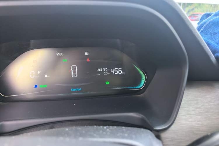 Used WM Motor E.5 2021 500 Ji Ke Xing Odometer Close Up