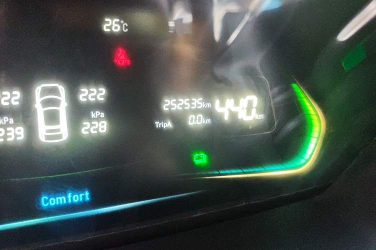 Used WM Motor E.5 2021 500 Ji Ke Xing Odometer Close Up