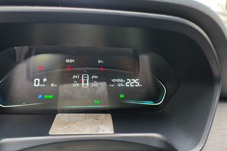 Used WM Motor E.5 2021 500 Ji Ke Xing Odometer Close Up