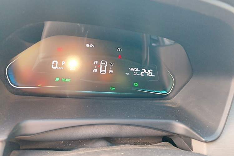 Used WM Motor E.5 2021 500 Ji Ke Xing Odometer Close Up