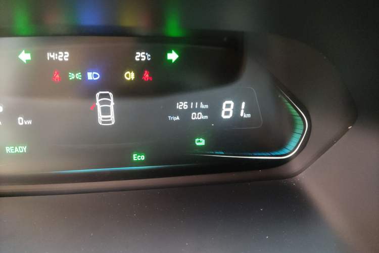 Used WM Motor E.5 2021 500 Ji Ke Xing Odometer Close Up