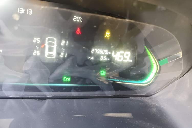 Used WM Motor E.5 2021 500 Ji Ke Xing Odometer Close Up