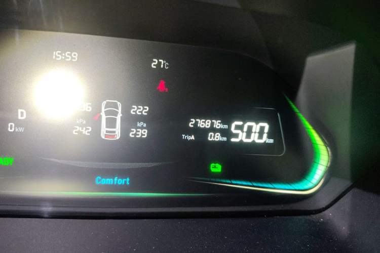 Used WM Motor E.5 2021 Revised Version 500 – Just Go Anywhere Odometer Close Up