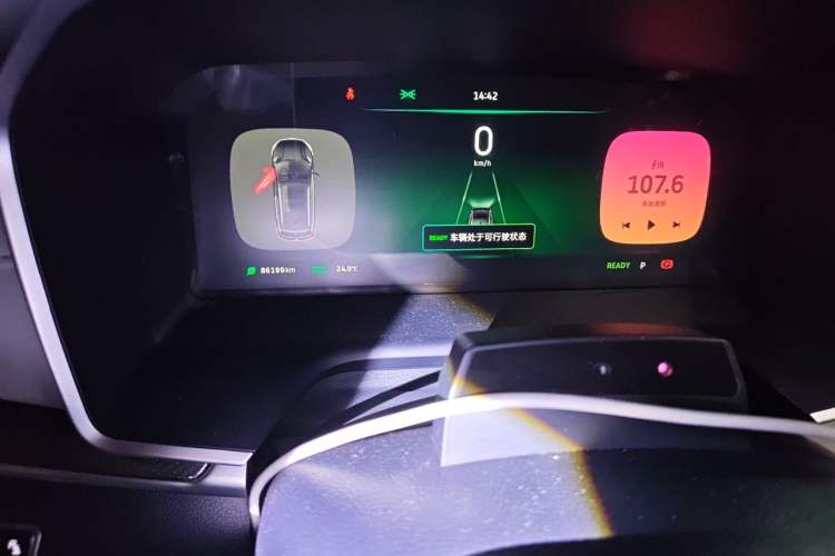 Used WM Motor EX5 2018 EX5 400 Extra Innovation Edition Odometer Close Up