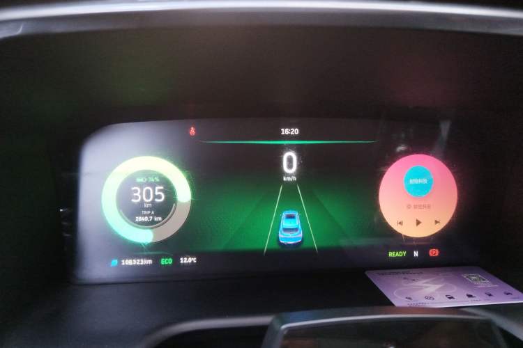 Used WM Motor EX5 2018 EX5 400 Extra Innovation Edition Odometer Close Up