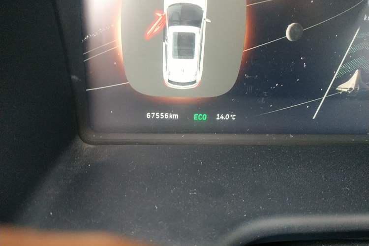 Used WM Motor EX5 2018 EX5 400 Extra Innovation Edition Odometer Close Up