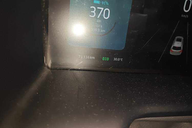 Used WM Motor EX5 2018 EX5 400 Extra Innovation Edition Odometer Close Up