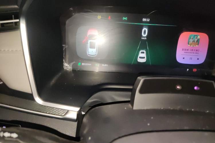Used WM Motor EX5 2018 EX5 400 Extra Innovation Edition Odometer Close Up