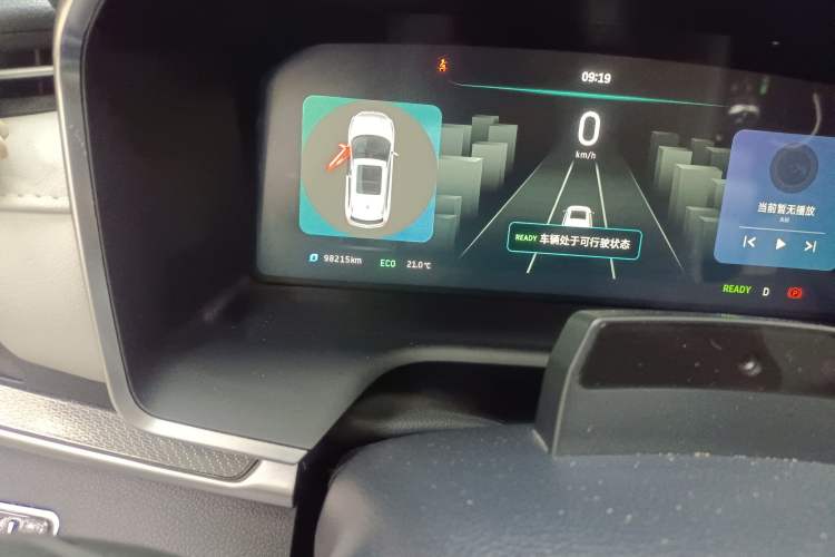 Used WM Motor EX5 2018 EX5 400 Extra Innovation Edition Odometer Close Up