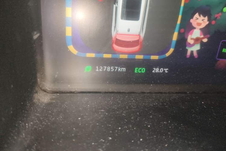 Used WM Motor EX5 2018 EX5 400 Lite Exploration Edition Odometer Close Up