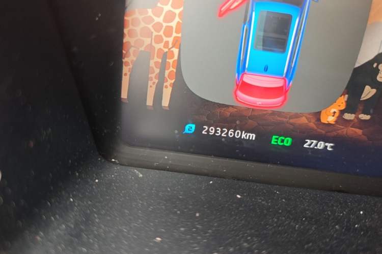 Used WM Motor EX5 2019 EX5 Lite Exploration Edition 520 Odometer Close Up