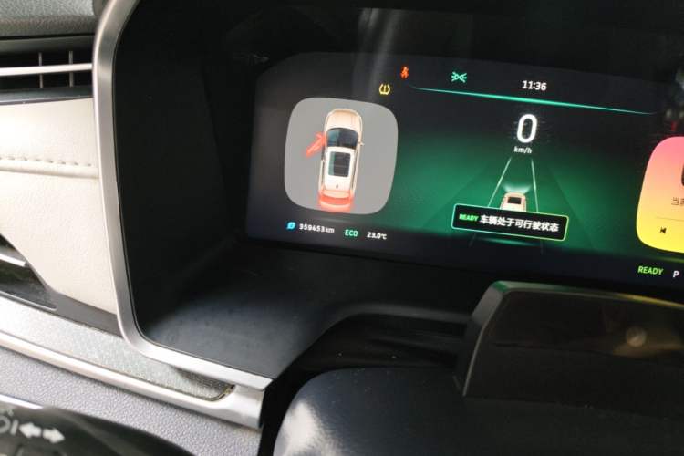 Used WM Motor EX5 2019 EX5 Lite Exploration Edition 520 Odometer Close Up