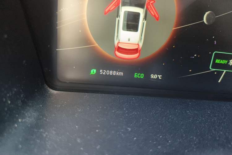 Used WM Motor EX5 2019 EX5 Lite Exploration Edition 400 Odometer Close Up