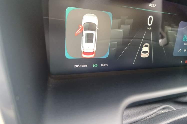 Used WM Motor EX5 2019 EX5 Lite Exploration Edition 520 Odometer Close Up