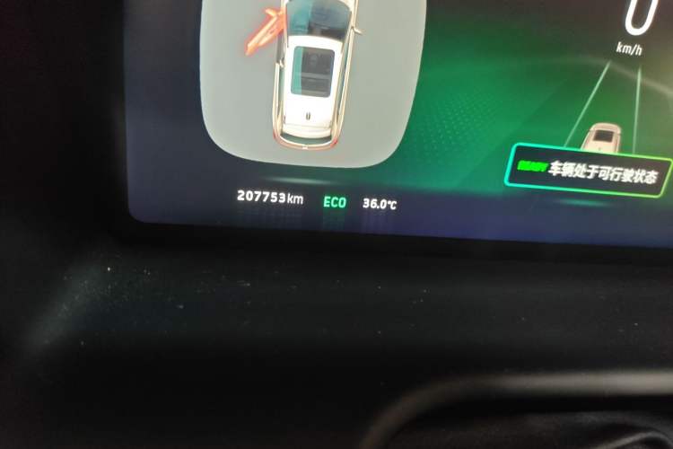 Used WM Motor EX5 2019 EX5 Lite Exploration Edition 520 Odometer Close Up