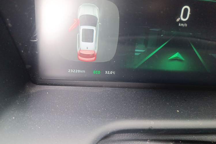 Used WM Motor EX5 2020 EX5 400 Jike Xing Edition Odometer Close Up