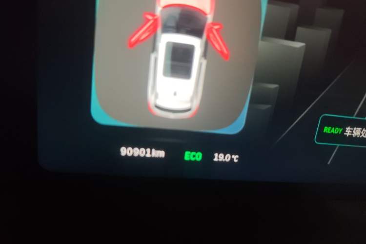 Used WM Motor EX5 2020 EX5 400 Jike Xing Edition Odometer Close Up