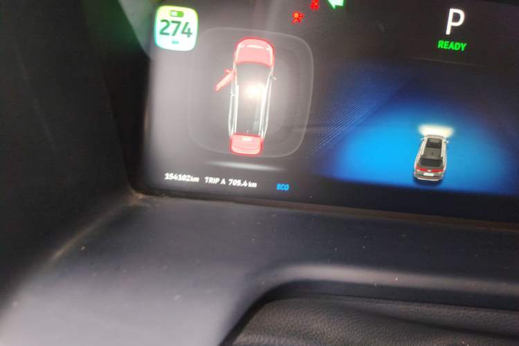 Used WM Motor EX6 2020 Plus Founder's Edition – First Launch Odometer Close Up