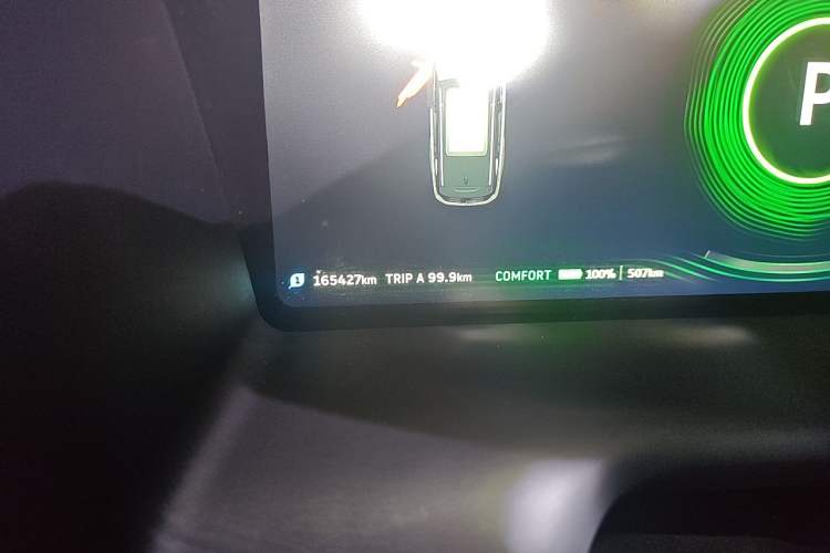 Used WM Motor EX6 2020 Plus 6-Seater Nex Exploration Edition Odometer Close Up