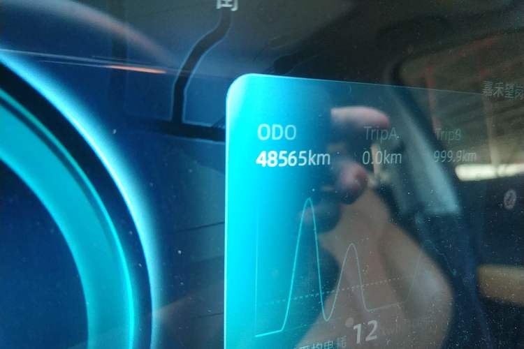 Used WM Motor W6 2021 520km PRO All-Round Edition Odometer Close Up