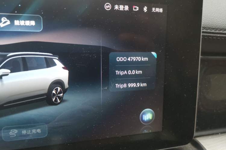 Used WM Motor W6 2021 520km PRO All-Round Edition Odometer Close Up
